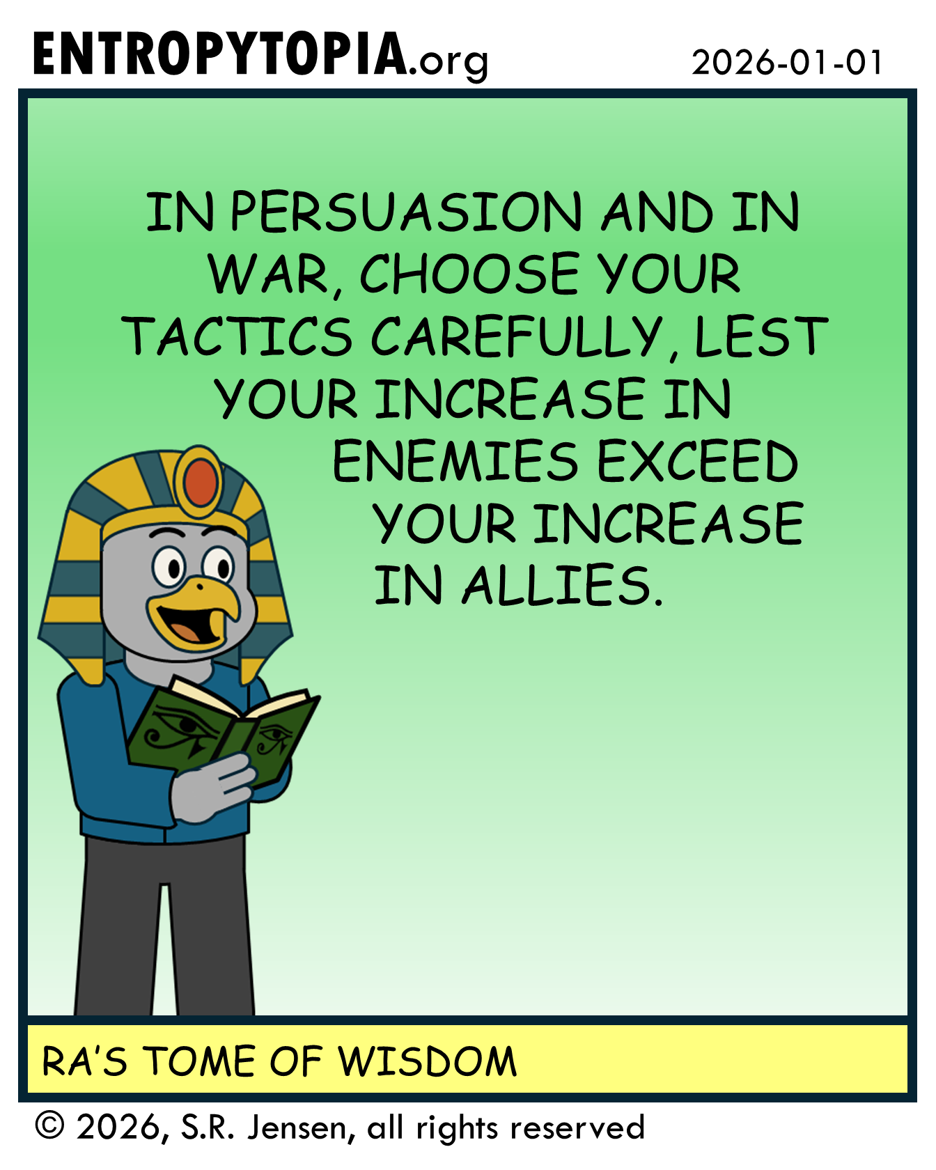 2026-01-01 (thurs) (Ra's Tome of Wisdom)